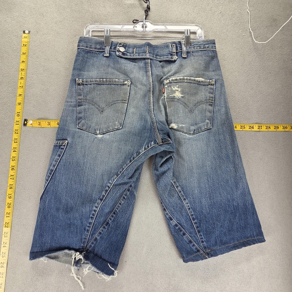 Vintage Levis Engineered Shorts Mens 30 Blue Buckle Back‎ Twisted Jeans Jorts